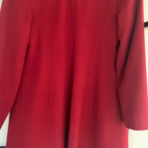Loro Piana Fleurette Red Wool Coat - Picture 5 of 6